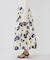 ボタニカルプリントスカート