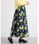 ボタニカルプリントスカート