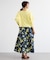 ボタニカルプリントスカート