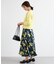 ボタニカルプリントスカート