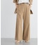 リネンストレッチセミワイドパンツ