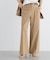 リネンストレッチセミワイドパンツ