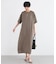 ハーフスリーブストレッチワンピース【接触冷感・吸水速乾】