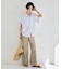 ポプリン裾タックシャツ / ハンドウォッシャブル