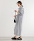 ストライプシャツワンピース