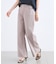 カットデニムストレートパンツ
