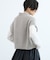 両畦ZIPベスト / ハンドウォッシャブル