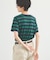 ＷボーダーコットンＴシャツ/マシンウォッシャブル