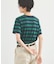 ＷボーダーコットンＴシャツ/マシンウォッシャブル