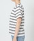 ＷボーダーコットンＴシャツ/マシンウォッシャブル