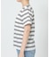 ＷボーダーコットンＴシャツ/マシンウォッシャブル