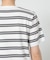 ＷボーダーコットンＴシャツ/マシンウォッシャブル