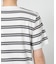 ＷボーダーコットンＴシャツ/マシンウォッシャブル