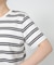 ＷボーダーコットンＴシャツ/マシンウォッシャブル