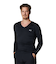 UA HEATGEAR FITTED LONG SLEEVE V-NECK SHIRT