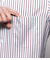 NY CARE FREE・SUPIMA COTTON アイビーストライプ 長袖ボタンダウンシャツ