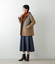 ソフトダンガリー ベルト付きフレアスカート