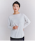 ［Elama］Suvin Cotton Rib シャツテールプルオーバー