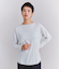［Elama］Suvin Cotton Rib シャツテールプルオーバー