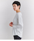 ［Elama］Suvin Cotton Rib シャツテールプルオーバー