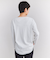 ［Elama］Suvin Cotton Rib シャツテールプルオーバー