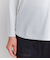 ［Elama］Suvin Cotton Rib シャツテールプルオーバー