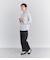 ［Elama］Suvin Cotton Rib シャツテールプルオーバー