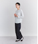 ［Elama］Suvin Cotton Rib シャツテールプルオーバー