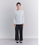 ［Elama］Suvin Cotton Rib シャツテールプルオーバー