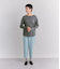 ［Elama］Suvin Cotton Rib シャツテールプルオーバー