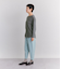 ［Elama］Suvin Cotton Rib シャツテールプルオーバー
