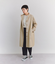 Cotton Wool Gabardine スタンドカラーコート