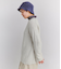 Low Gauge Nep Knit アシンメトリーパッチポケットニット