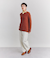 Low Gauge Nep Knit アシンメトリーパッチポケットニット