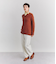 Low Gauge Nep Knit アシンメトリーパッチポケットニット