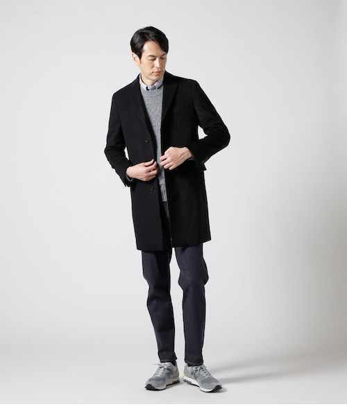 ✨極美品✨カシミヤ100 BOLDFACE チェスターコート ヘリンボーン 比翼 Amazon | [スーツジャパン] 【KOKUBO】カシミヤ100％チェスター