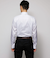 NY CARE FREE・SUPIMA COTTON ドビー無地 長袖ワイドスプレッドカラーシャツ
