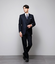 NY CARE FREE・SUPIMA COTTON ドビー無地 長袖ワイドスプレッドカラーシャツ