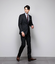 NY CARE FREE・SUPIMA COTTON ドビー無地 長袖ワイドスプレッドカラーシャツ