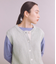 Multi Color Knit 前開きベスト