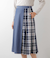 ダンガリー＆ニューヨーカータータン キルト風スカート