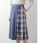 ダンガリー＆ニューヨーカータータン キルト風スカート