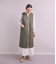 Cotton Gabardine ジレワンピース