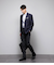 【撥水・通気性】COOL COMFORT シルク混 ピンチェック スラックス