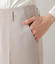 【ウォッシャブル】ウォッシャブルWジョーゼット クロップドワイドパンツ