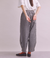 ［ACAR］Gingham Sucker チェックギャザーパンツ