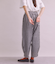 ［ACAR］Gingham Sucker チェックギャザーパンツ