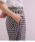 ［ACAR］Gingham Sucker チェックギャザーパンツ