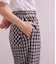［ACAR］Gingham Sucker チェックギャザーパンツ