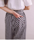［ACAR］Gingham Sucker チェックギャザーパンツ